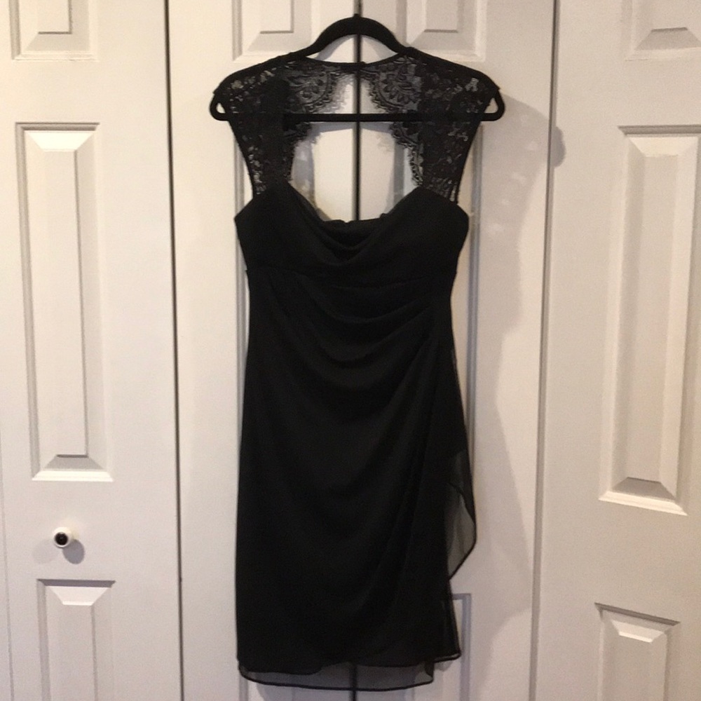 Black cocktail dress